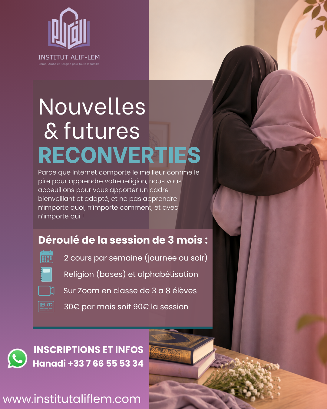 Cours pour reconverties femmes